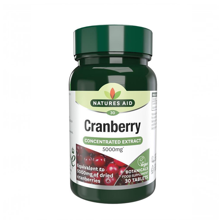 Natures Aid Cranberry 200mg  30 tabs